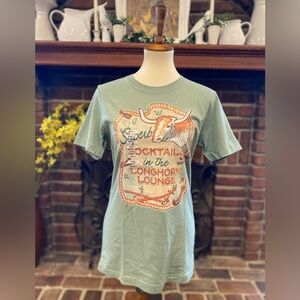 NWT Longhorn Lounge Graphic Tee